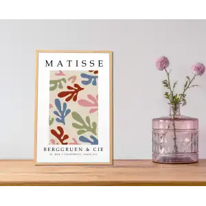 Çerçeveli Matisse Ahşap Tablo, Ev Dekoru, Soyut Tablo