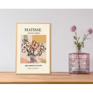 Çerçeveli Matisse Ahşap Tablo, Ev Dekoru, Soyut Tablo