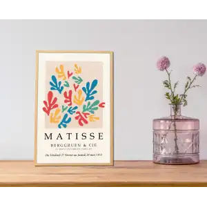 Çerçeveli Matisse Ahşap Tablo, Ev Dekoru, Soyut Tablo