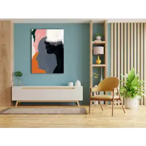 İNSAN SİLUETİ KANVAS TABLO