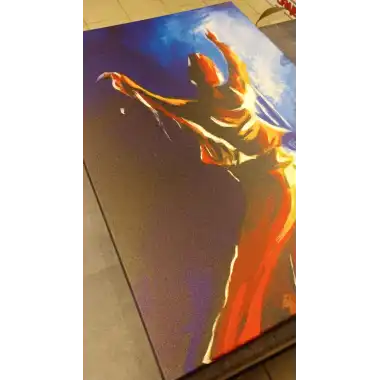 RENKLİ SEMAZEN KANVAS TABLO