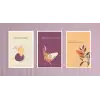3lü Dekoratif Çerçeveli Tablo Life , Ev Dekoru , Soyut Tablo , Ahşap Tablo