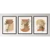 Bestablo 3 Parça Çerçeveli Dekoratif Boho Ahşap Tablo Seti Bestablo