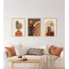 Bestablo 3 Parça Çerçeveli Efsane Boho Ahşap Tablo Seti Bestablo