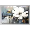 Bestablo Yağlı Boya Görünümlü Dekoratif Çiçek Kanvas Tablo Bestablo