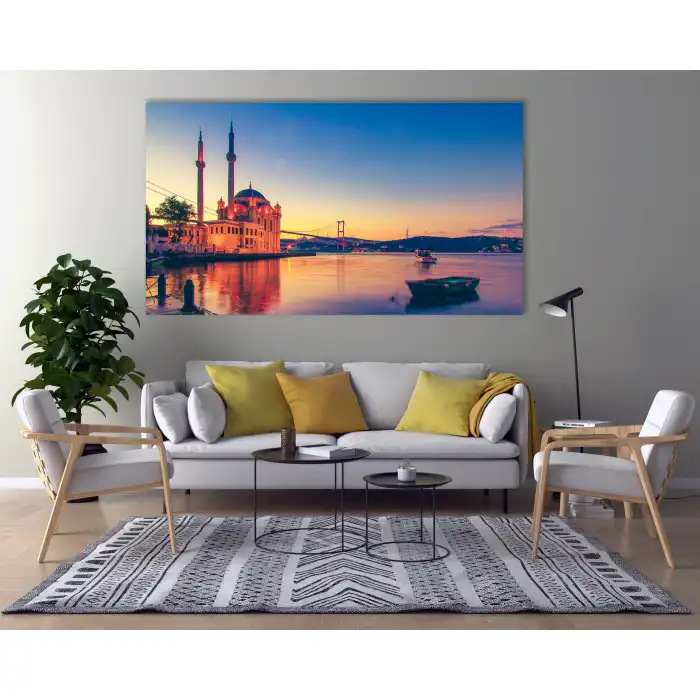 Ortaköy Manzara Kanvas Tablo