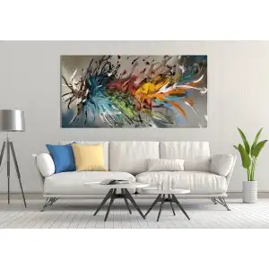 Renklerin Festivali Kanvas Tablo