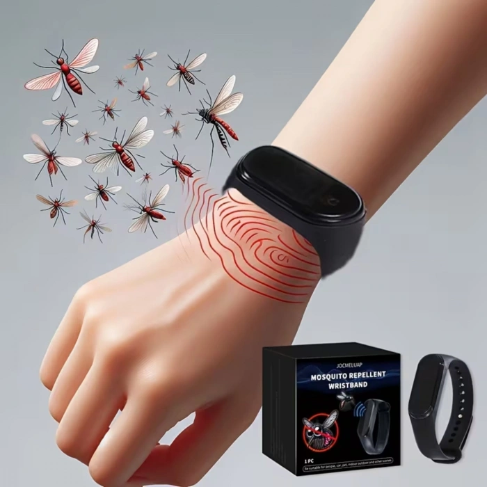 ShopyTech Elektronik Sivrisinek Kovucu Bileklik Unisex Outdoor Kamp Balıkçılık Gece Kullanımı Taşınabilir Bileklik