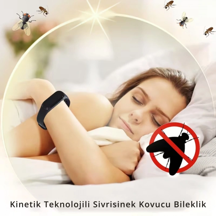 ShopyTech Elektronik Sivrisinek Kovucu Bileklik Unisex Outdoor Kamp Balıkçılık Gece Kullanımı Taşınabilir Bileklik