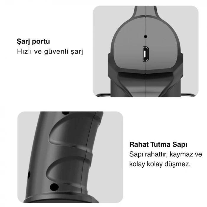 ShopyTech 280 ml Nano Mavi Işıklı Şarjlı Sprey Tabancası Kablosuz Atomizer İnce Sis & 1,1.5 m Menzil USB Şarjlı