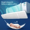 ShopyTech Klima Çarpması Önleyici Ayarlanabilir Delikli  Hava Yönlendirici Universal Split Klima Rüzgar Perdesi, 60- 90 cm