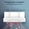 ShopyTech Klima Çarpması Önleyici Ayarlanabilir Delikli  Hava Yönlendirici Universal Split Klima Rüzgar Perdesi, 60- 90 cm