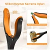 ShopyTech  Katlanabilir 32 İnç Eşya Kavrama Aparatı 360° Döner Başlıklı Manyetik Uçlu Çöp Toplama ve Uzanma Tutacağı