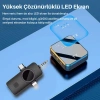 ShopyTech Kablosuz 4ü 1 Arada Yaka Mikrofonu Type-C Lightning 3.5mm Uyumlu Gürültü Azaltmalı Telefon Kamera Mikrofonu
