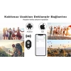 ShopyTech 102 cm Hafif Tripod  Telefon/Kamera Uyumlu Bluetooth Uzaktan Deklanşörlü 360° 3-Yönlü Kafa/SİYAH