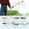 ShopyTech 2400 mAh Şarjlı Sulama Tabancası 3 Başlık Teleskopik Çubuk 5 m Emiş Hortumu Type,C