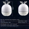 ShopyTech Bluetooth Hoparlörlü Yıldızlı Gece Lambası Projektör Geyik Boynuzlu Döner Işık Uzaktan Kumandalı  Zamanlayıcı USB Şarjlı 10 Tema Film