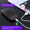 ShopyTech Çift Mod Kablosuz Mouse Bluetooth 5.2 + 2.4G Şarjlı Sessiz Tıklama RGB Işıklı (500 mAh)SİYAH