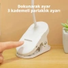 ShopyTech Klipsli LED Masa Lambası USB Şarjlı 3 Kademeli Dokunmatik Göz Yormaz Işık (4000 mAh)