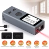 ShopyTech Mini USB Şarjlı Lazer Metre 50 m Dijital Mesafe Ölçer Alan/Hacim Hesabı Pisagor Sürekli Ölçüm