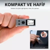 ShopyTech Mini USB Şarjlı Lazer Metre 50 m Dijital Mesafe Ölçer Alan/Hacim Hesabı Pisagor Sürekli Ölçüm