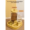 ShopyTech Otomatik Kedi Köpek Mama ve Su Kabı 2,8 Litre Kuru Mama Haznesi 1 Litre Otomatik Su Dağıtıcılı Yavaş Beslemeli 2si 1 Arada Mama İstasyonu