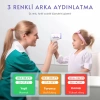 ShopyTech Temassız Kızılötesi Ateş Ölçer 1 Saniyede Ölçüm 3 Renkli Ateş Uyarısı Oda/Nesne Modu C/F 32 Hafıza  CE