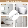 ShopyTech Vantuzlu Banyo Tutunma Barı Kaymaz Duş Tutma Kolu Emniyet El Rayı Yaşlı  Çocuk  Hamile  Engelliler İçin Hareket Destek Kolu 35 cm