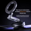 ShopyTech X63 Alüminyum Alaşımlı Manyetik Araç Telefon Tutucu 360° Çok Eksenli Vakum Tabanlı Type-C Şarjlı