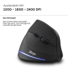 ShopyTech Zelotes F35 Dikey Kablosuz Mouse Ergonomik Şarjlı 2.4G 1000/1600/2400 DPI 6 Tuş