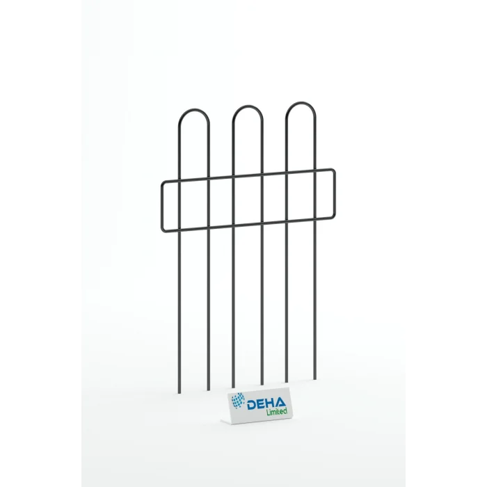 4 Adet Pasa Dayanıklı Metal Çit Bahçe Korkuluğu Hayvan Bariyeri Peyzaj Kenarlığı Bahçe Çiti