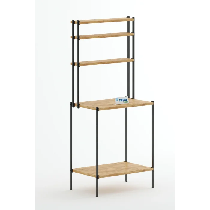 Robot Süpürge Uyumlu Raflı Mutfak Kahve Köşesi Dolap Raf  Mutfak Organize Bango