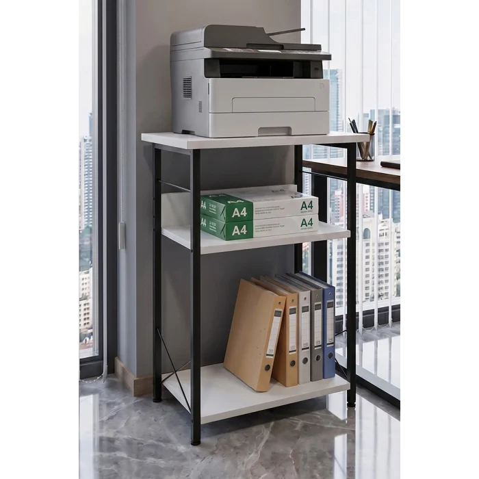 Akvaryum Sehpası Raflı Kuş Kafesi Standı Çok Amaçlı Metal Ayaklı Dekoratif Raf