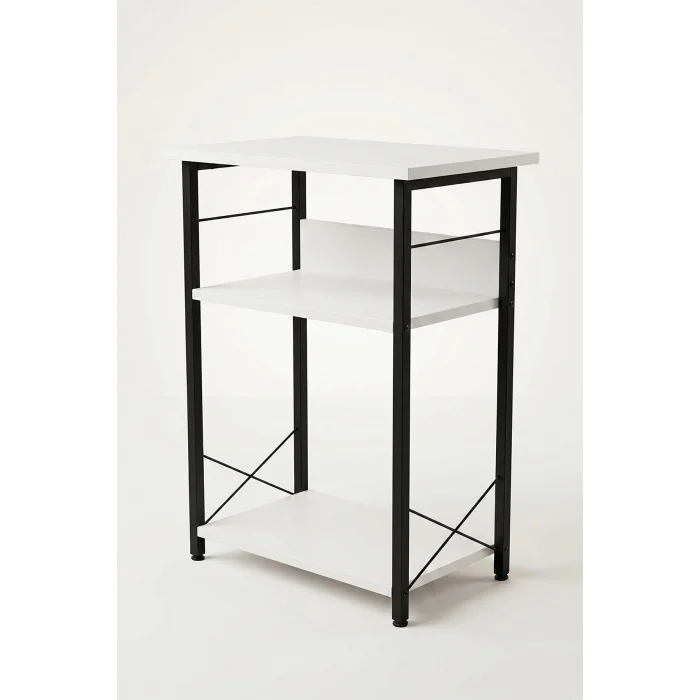 Akvaryum Sehpası Raflı Kuş Kafesi Standı Çok Amaçlı Metal Ayaklı Dekoratif Raf