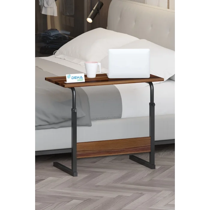 80X40 Yükseklik Ayarlı Çalışma Masası Dikiş Masası Hasta Yemek Masası Laptop Sehpası