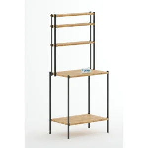 Robot Süpürge Uyumlu Raflı Mutfak Kahve Köşesi Dolap Raf  Mutfak Organize Bango