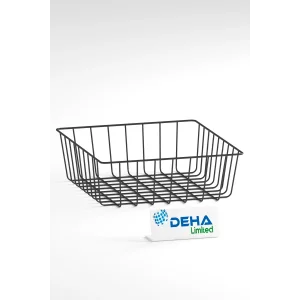 Tel Sepet XL Mutfak Banyo Makyaj Düzenleyici Organizer Dolap İçi Düzenleyici Çok Amaçlı Metal Sepet