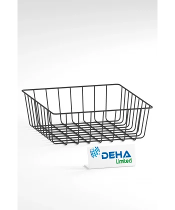 Tel Sepet XL Mutfak Banyo Makyaj Düzenleyici Organizer Dolap İçi Düzenleyici Çok Amaçlı Metal Sepet