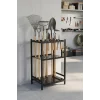 Bahçe Aletleri Düzenleyici Stand Kazma Kürek Organizer Raf Çok Amaçlı Metal Garaj Balkon Rafı