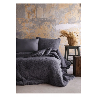 APRİCİTAS HOME BASİC SOFTLY ANTRASİT ÇİFT KŞ. YORGAN SETİ