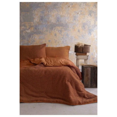 APRİCİTAS HOME BASİC SOFTLY TERRACOTTA TEK KŞ. YORGAN SETİ