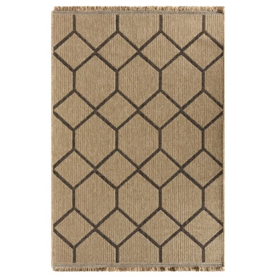 SEYRAN HALI İNDİA 669 SİYAH 120*180