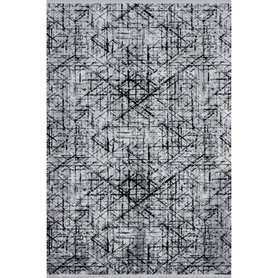 SEYRAN HALI ROMA 421 SİYAH/GRİ 100*150