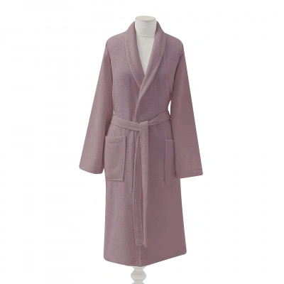 TAÇ ŞALYAKA PAMUK BORNOZ L/XL MÜRDÜM