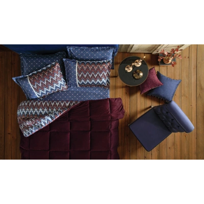 YATAŞ PUFFY AFTON THREEFY BORDO UYKU SETİ TEK KİŞİLİK