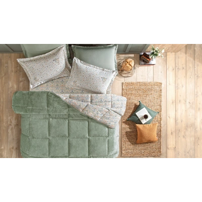 YATAŞ PUFFY ALYSON THREEFY YEŞİL UYKU SETİ TEK KİŞİLİK