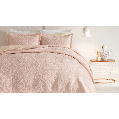 YATAŞ PUFFY JULİAN BLUSH TEK KŞ. YATAK ÖRTÜSÜ