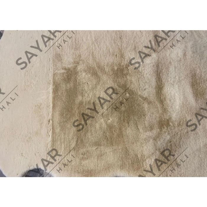 Apex Krem Dekoratif Tavşan Postu Halı 95 x 150