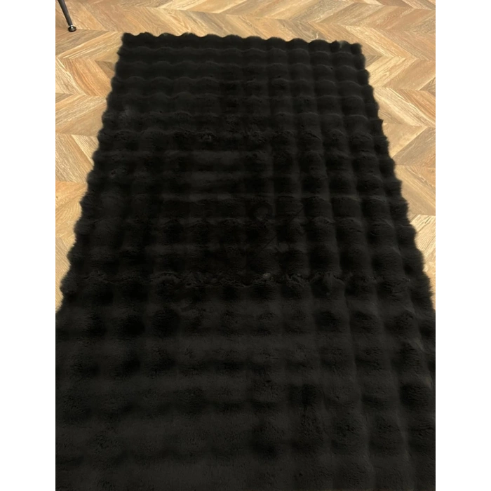 Apex Molecule Antrasit Kabartmalı Peluş Post 90x150