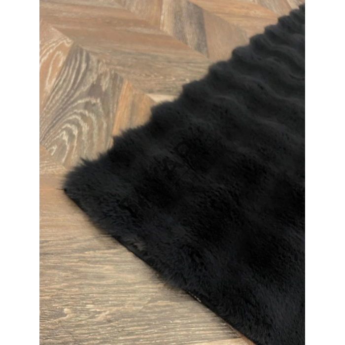 Apex Molecule Antrasit Kabartmalı Peluş Post 90x150